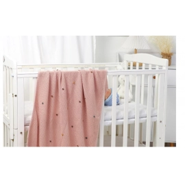 Newborn Baby Blankets 90*70cm Knitted Infant Kids Boys Girls Ultra-Soft Cotton Muslin Swaddle Wrap Stuff Toddler Comforter Sheet